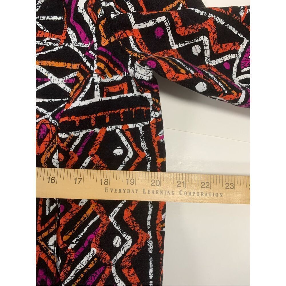 Funky Patterned Denim Jacket - image 8